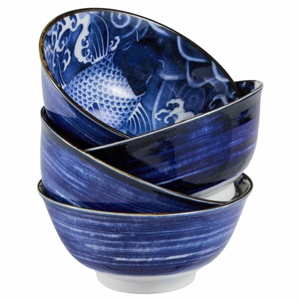 Tokyo Design Japonism Bowl Blue 14cm (Set of 4) | Minimax