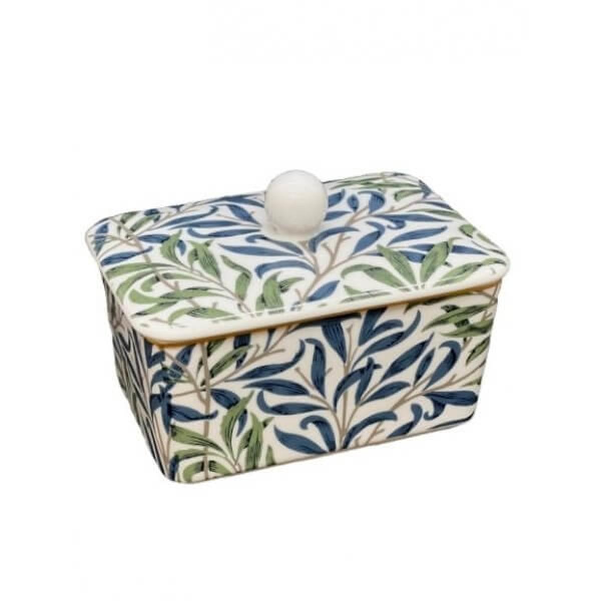 Heritage William Morris Willow Bough Butter Dish