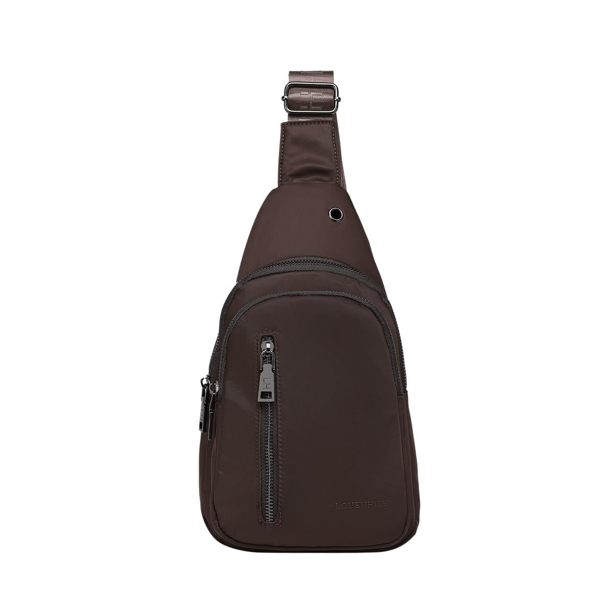 Louenhide Boyd Nylon Sling Bag Chocolate | Minimax