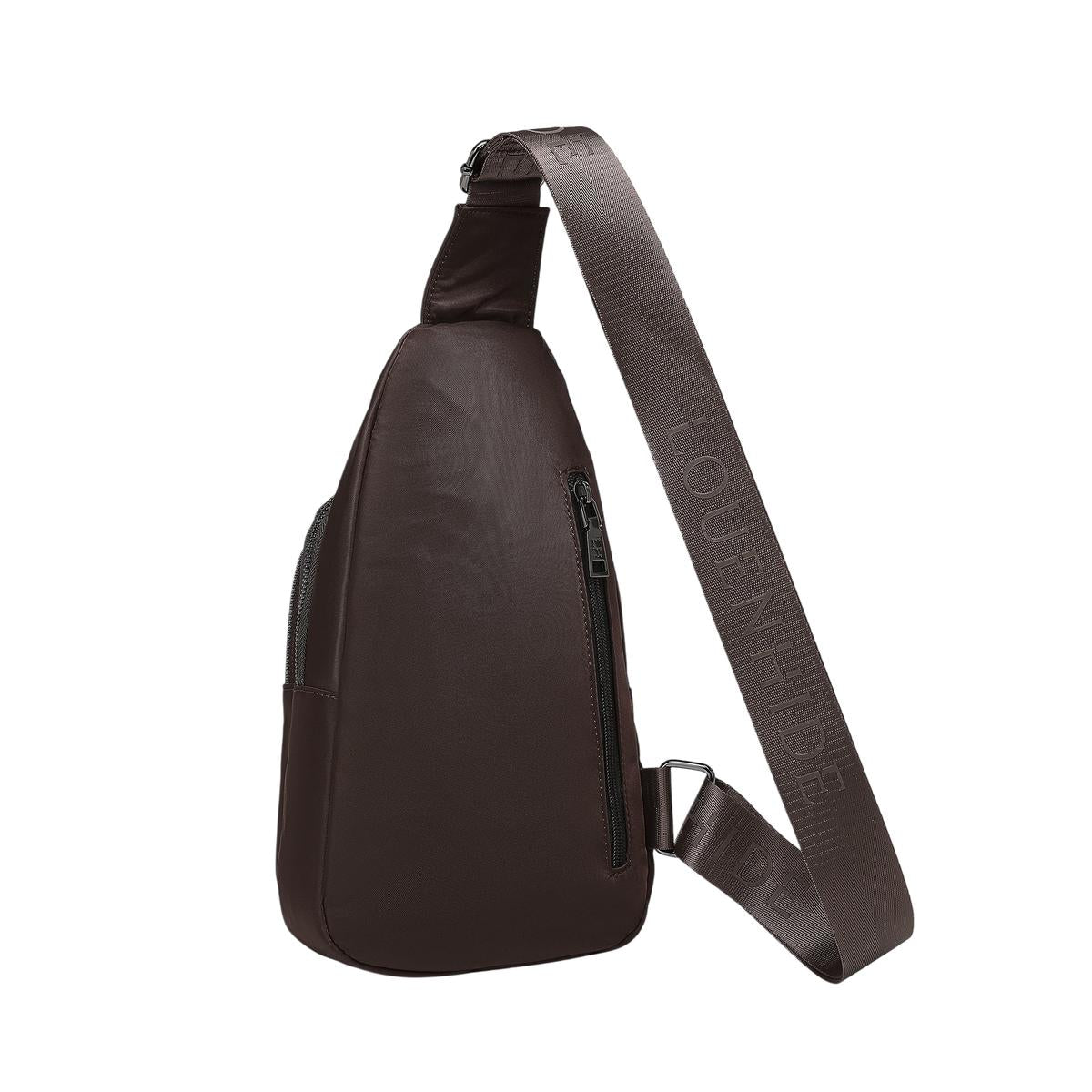 Louenhide Boyd Nylon Sling Bag Chocolate | Minimax
