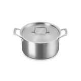 Le Creuset Essential 3-Ply Stainless Steel Deep Casserole 24cm