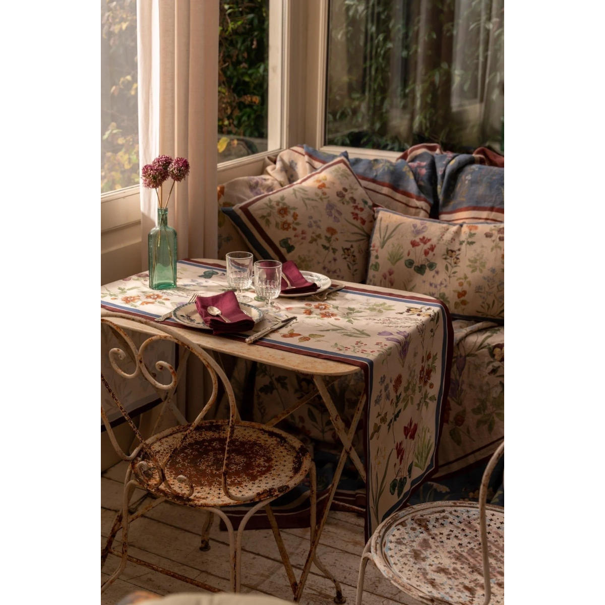 Tessitura Toscana Telerie Pernilla Cotton Table Runner 50x170cm