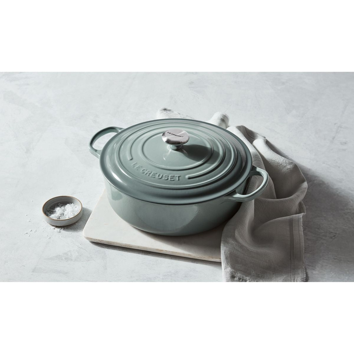 Le Creuset Signature Risotto Pot Sea Salt 30cm (6.2L) | Minimax