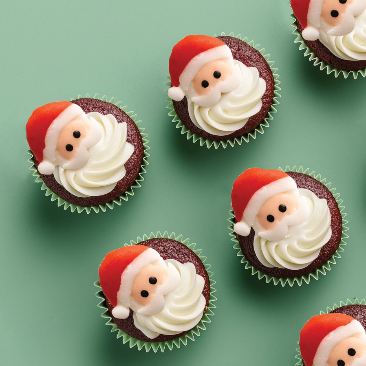 Sprinks Icing Decorations Santa 8 Pieces