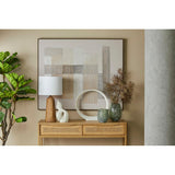 Amalfi Wyoming Table Lamp Natural & Grey 38x38x61cm