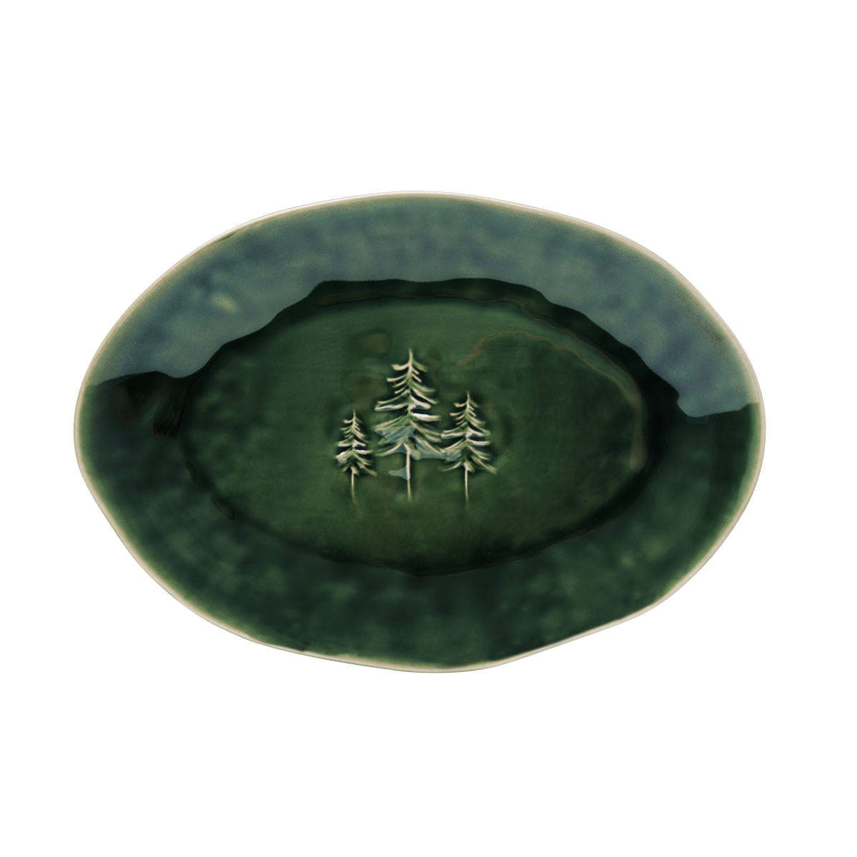 Casero Noel Festive Tree Oval Platter 36x25cm | Minimax