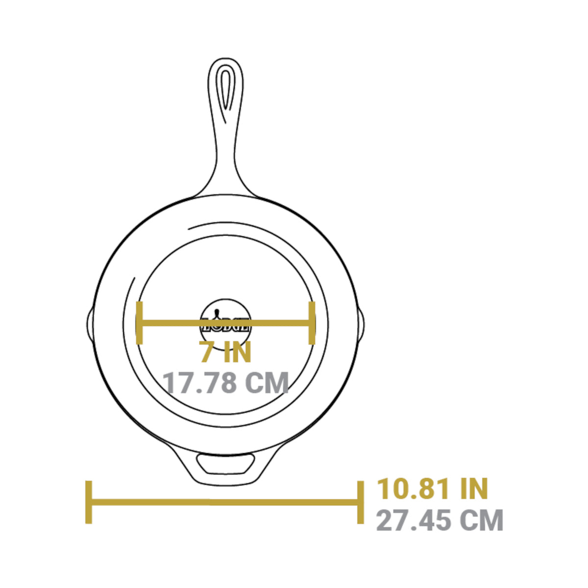Lodge Chef's Skillet Set 3 Piece | Minimax