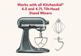 KitchenAid Stainless Steel Stand Mixer Accessory Set 3 Piece | Minimax