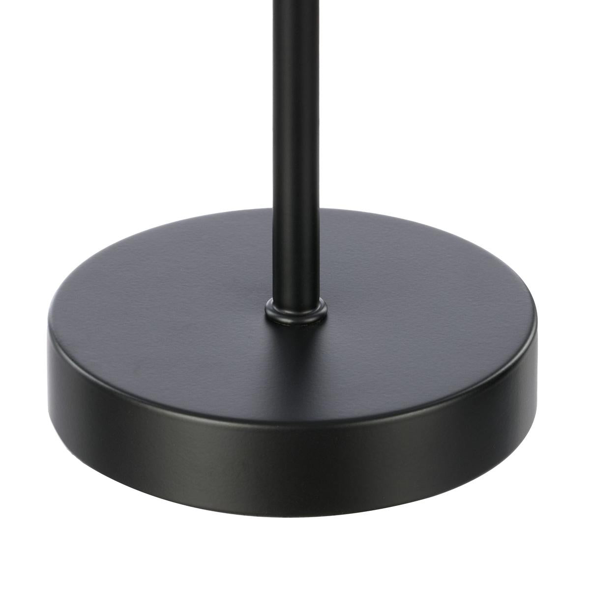 Amalfi Tier Table Lamp Natural & Black 16x16x50cm