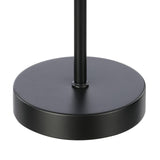 Amalfi Tier Table Lamp Natural & Black 16x16x50cm