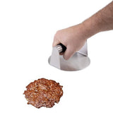 Urban Grill Smash Stainless Steel Patty Press 14cm – heavy-duty burger press with wide base for perfectly even smashed patties.