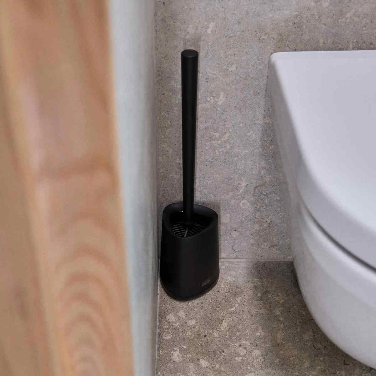Joseph Joseph 360 Lite Matt Black Toilet Brush | Minimax