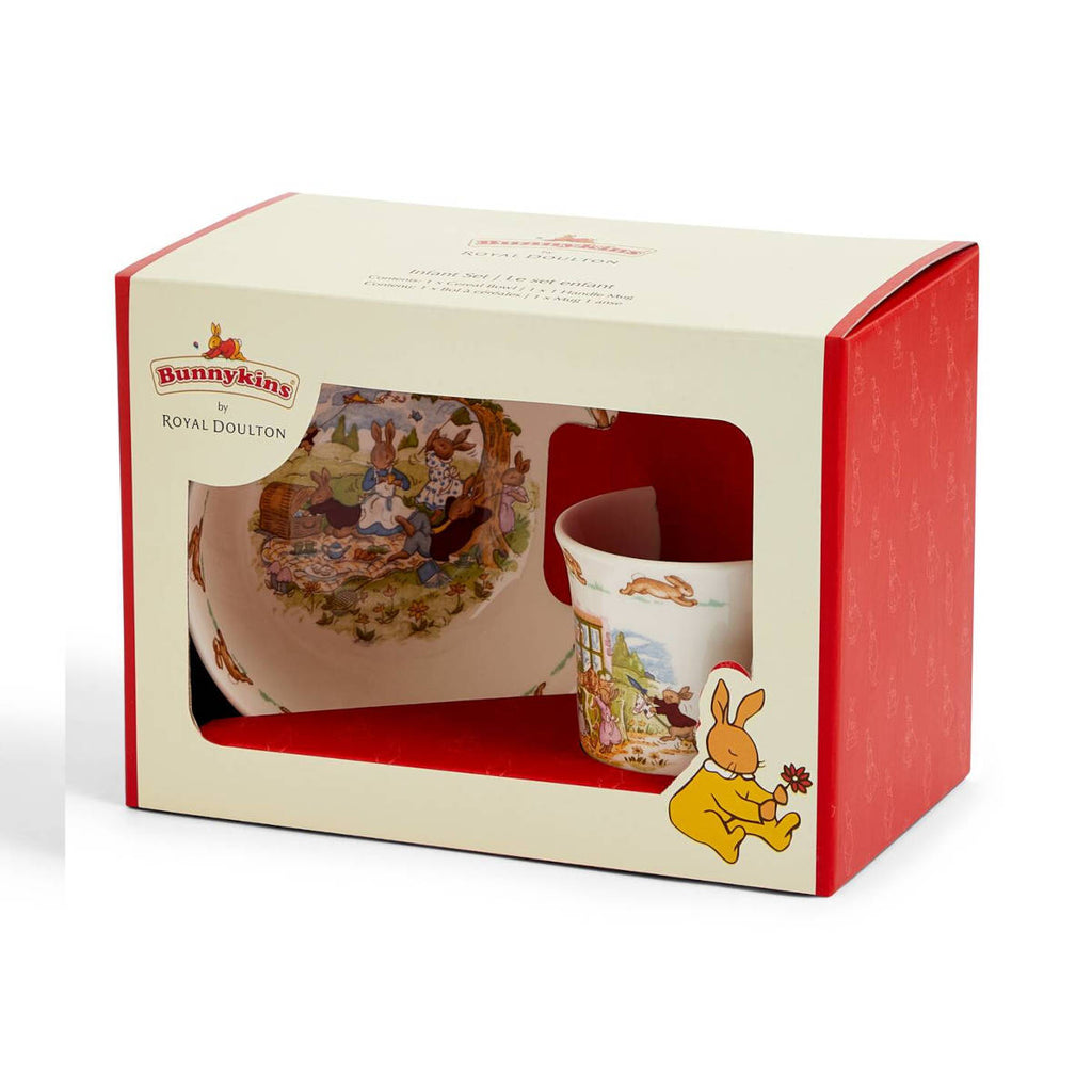 Royal Doulton Bunnykins Infant Bowl & Mug Set 2 Piece | Minimax