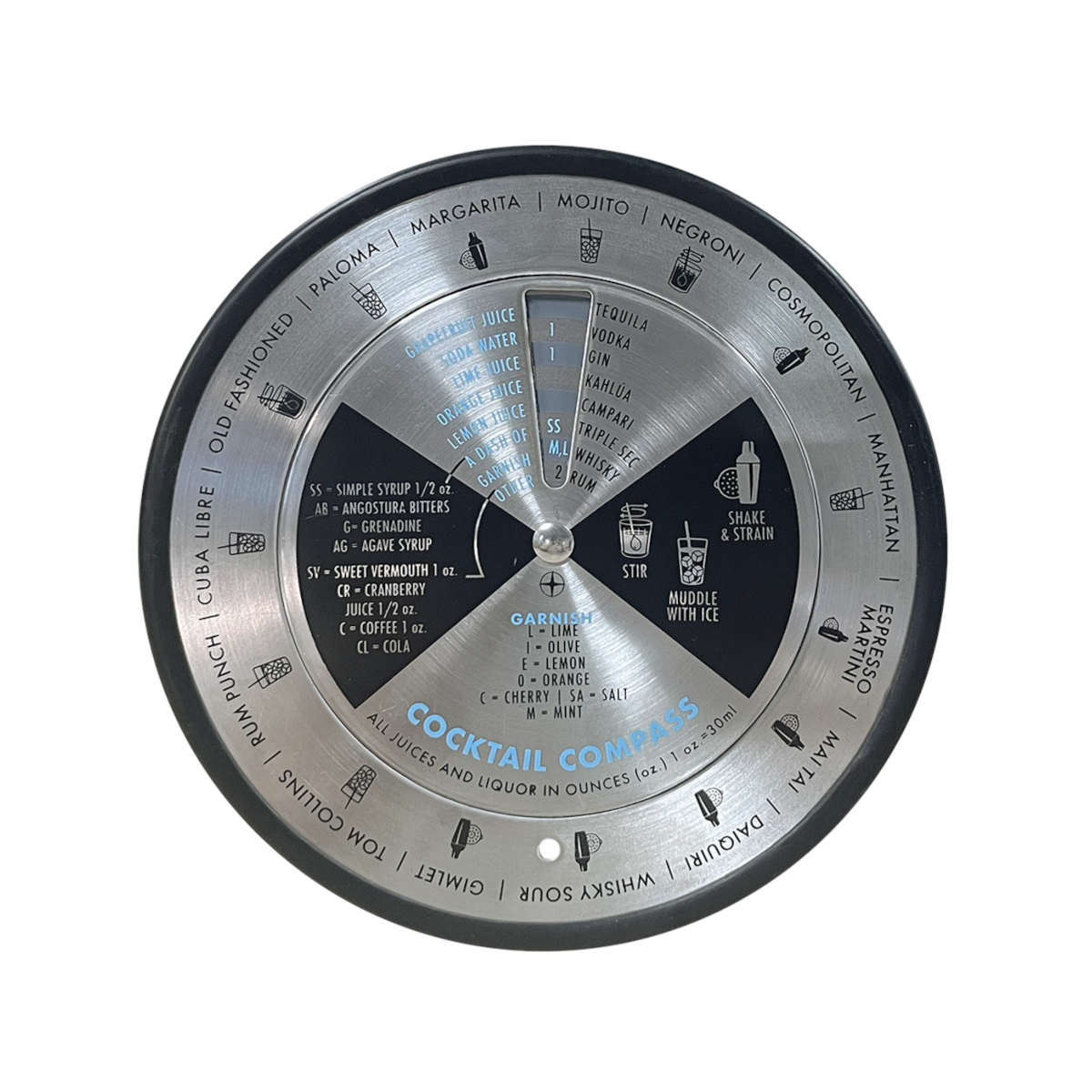 Bartender Stainless Steel Cocktail Compass | Minimax