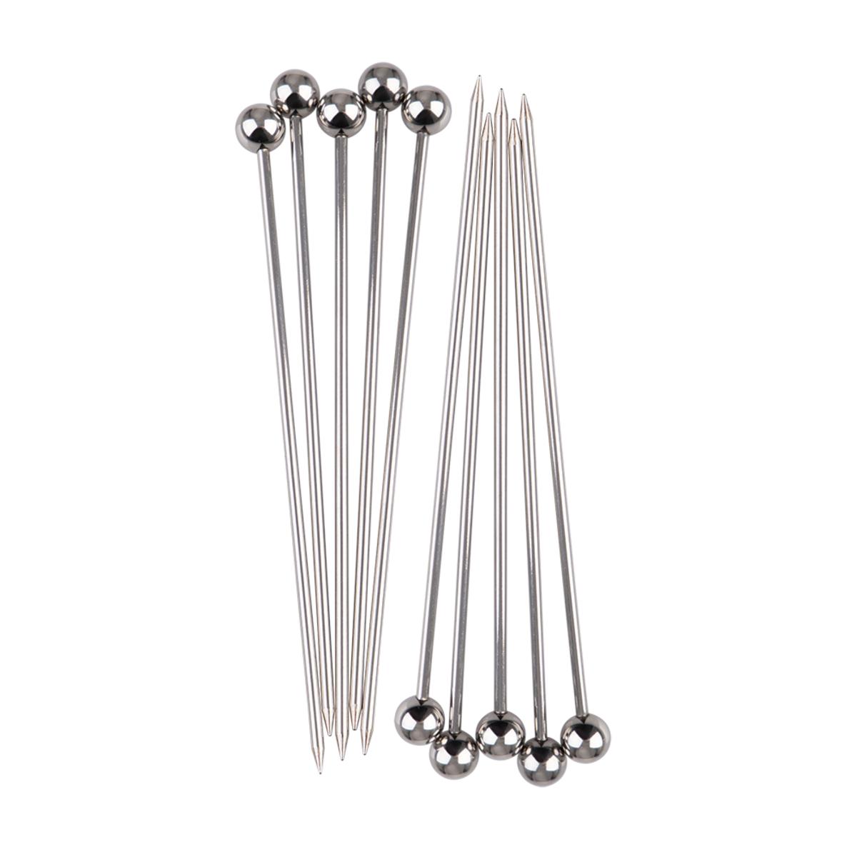 Bartender Stainless Steel Cocktail Picks Set of 10 | Minimax