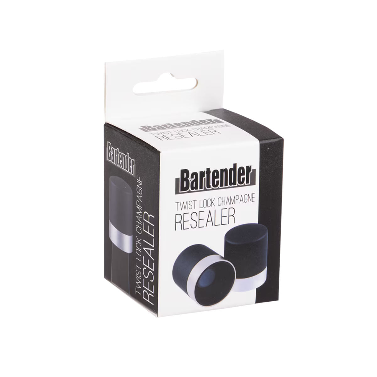 Bartender Twist-Lock Champagne Resealer - Silver | Minimax