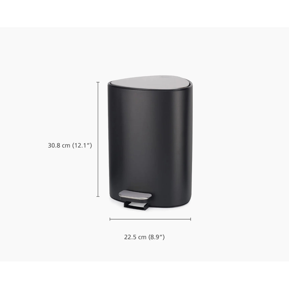 Joseph Joseph EasyStore Pedal Bin Matte Black 5L | Minimax