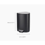 Joseph Joseph EasyStore Pedal Bin Matte Black 5L | Minimax