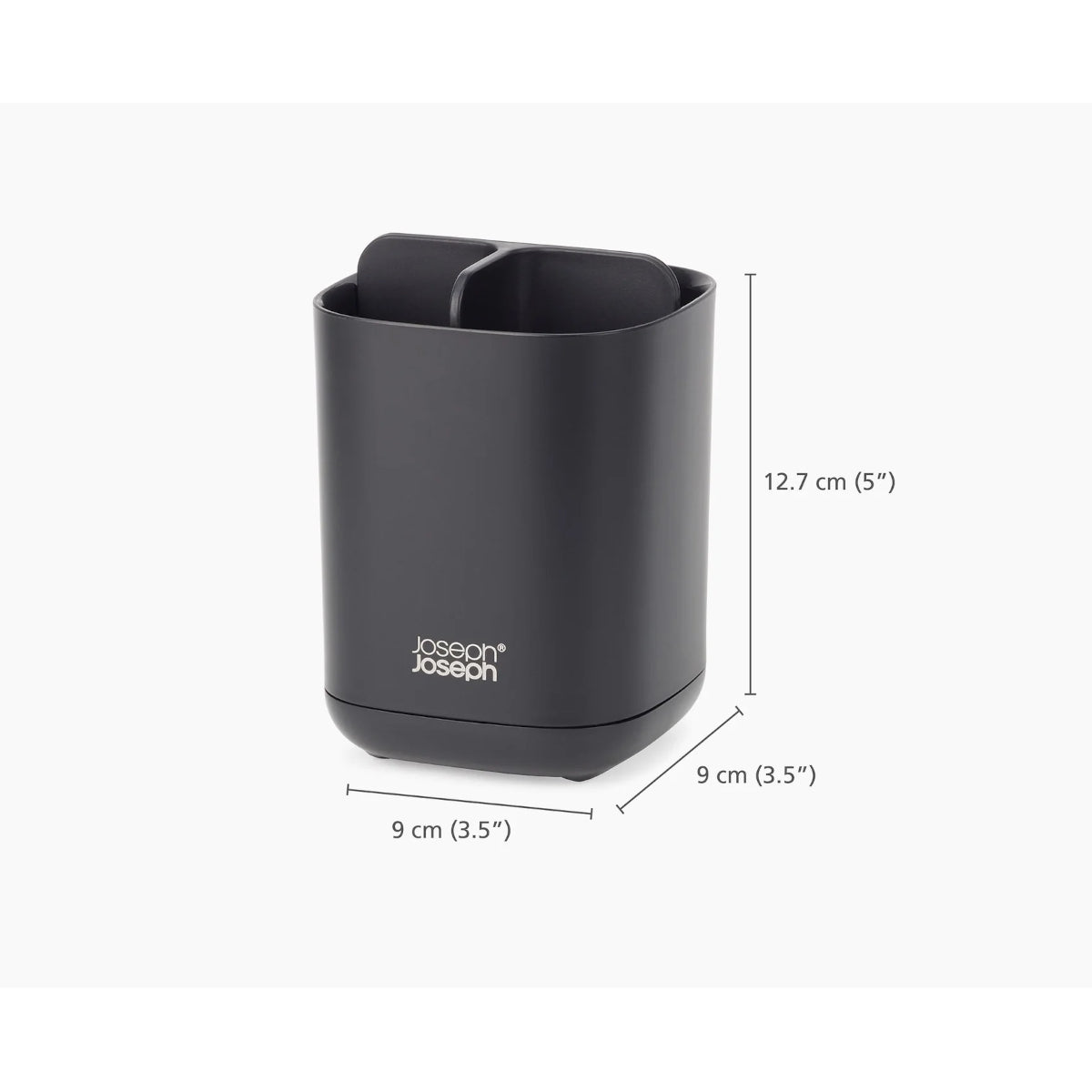 Joseph Joseph EasyStore™ Toothbrush Holder Matte Black | Minimax