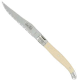 André Verdier Laguiole steak knives Ivory Block of 6 | Minimax