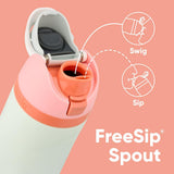 Owala FreeSip Kids Water Bottle Fireball 475ml | Minimax - FreeSip Spout