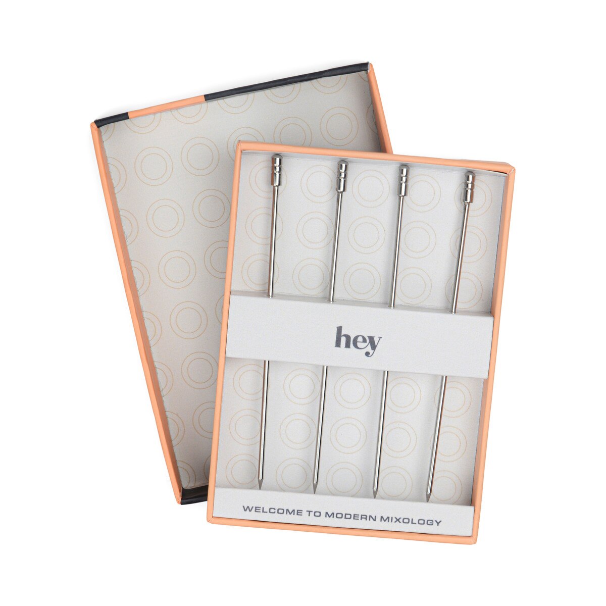 Here's How The Dolly Silver Cocktail Picks (Set of 4)