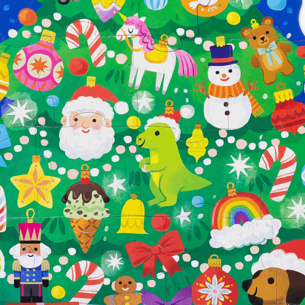 Crocodile Creek Classic Floor Puzzle Christmas Tree 24 Piece | Minimax
