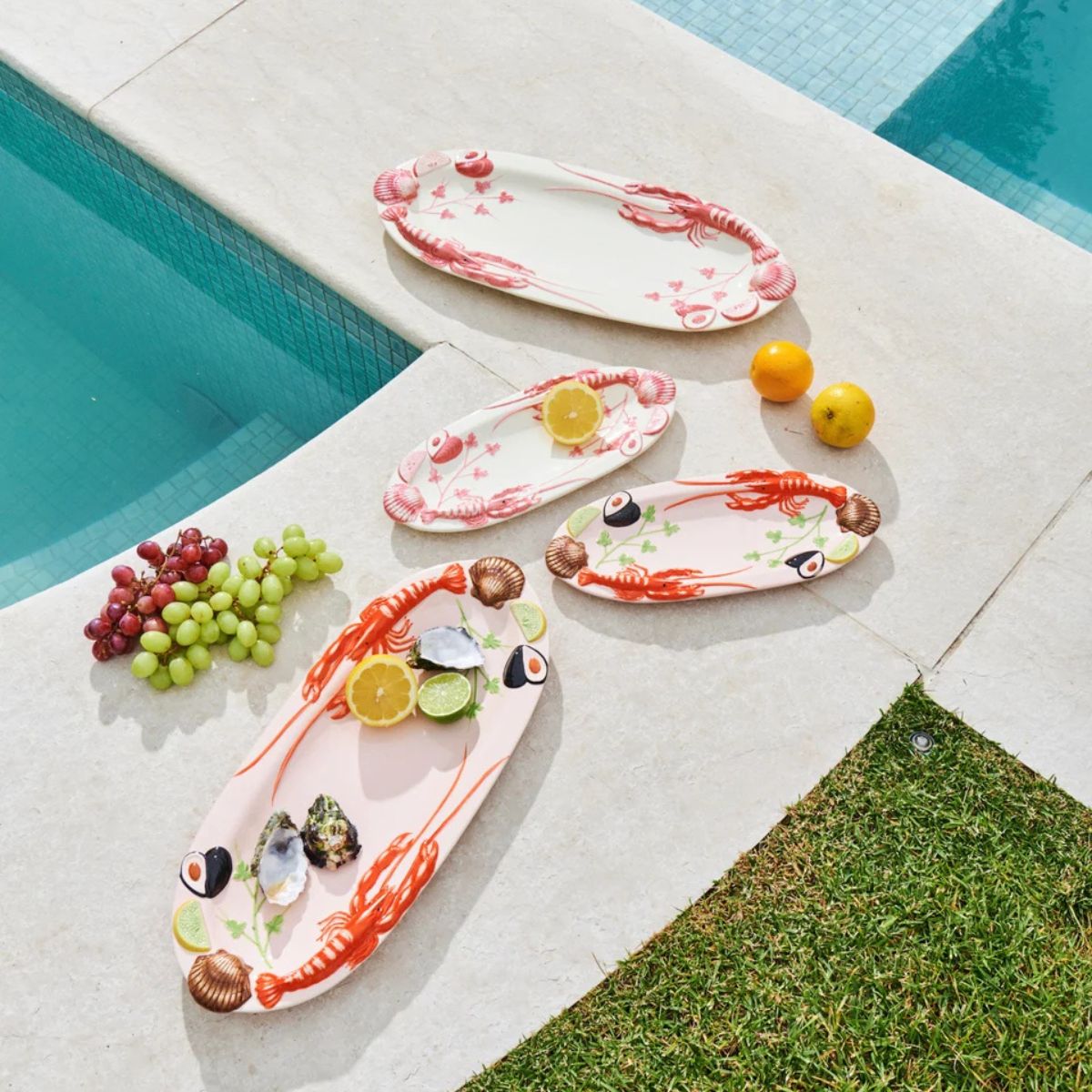 Kip&Co Lobster Bisque Oval Platter Large 21x50cm