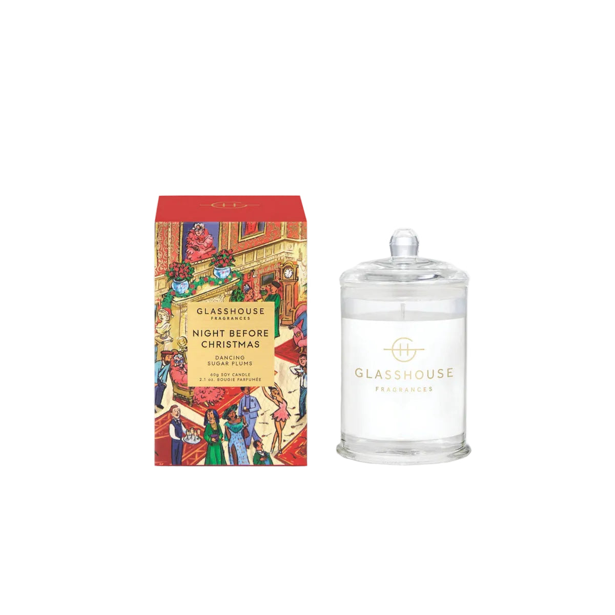 Glasshouse Fragrances Night Before Christmas Candle 60g