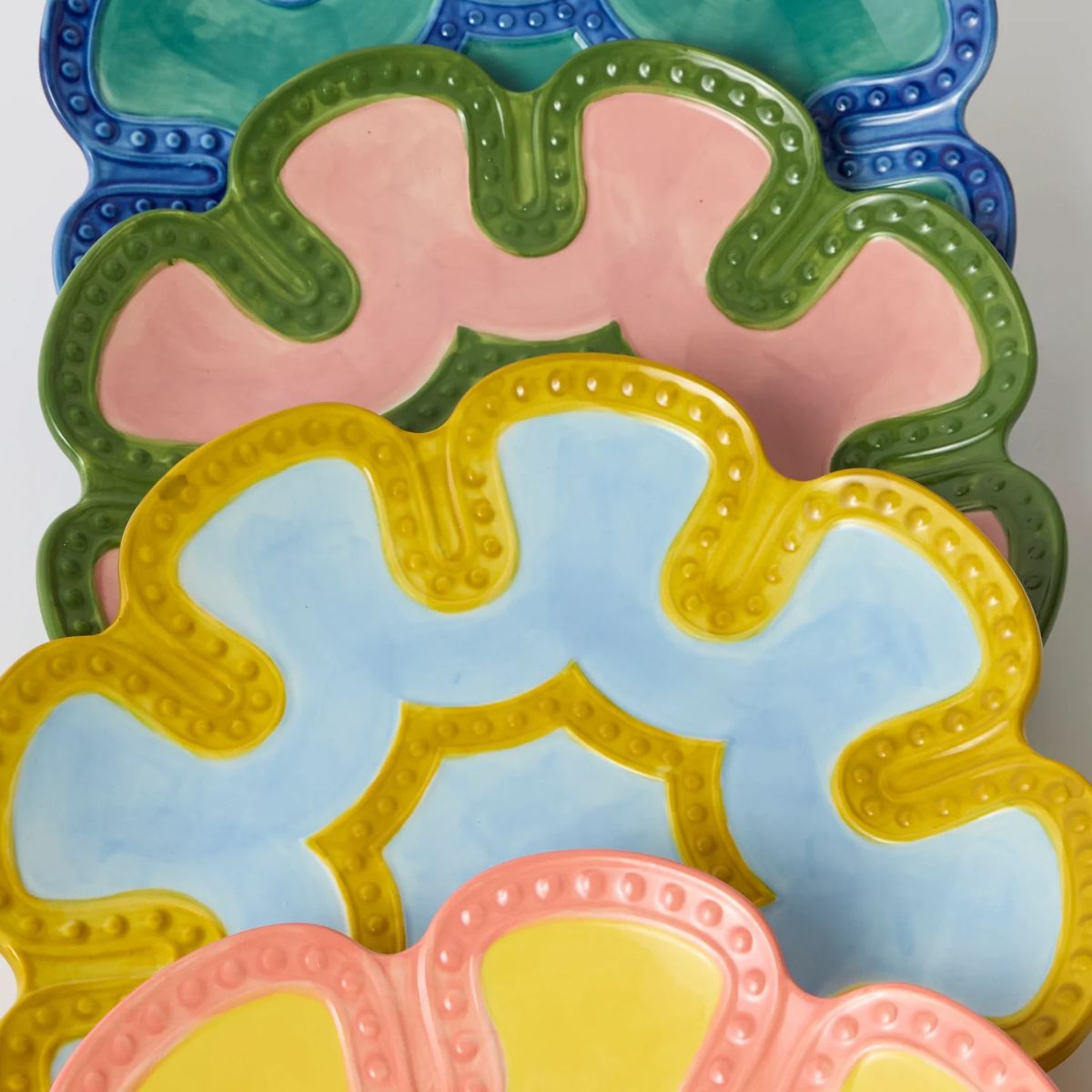 Kip&Co Primo Dinner Plate Assorted 26cm Set of 4