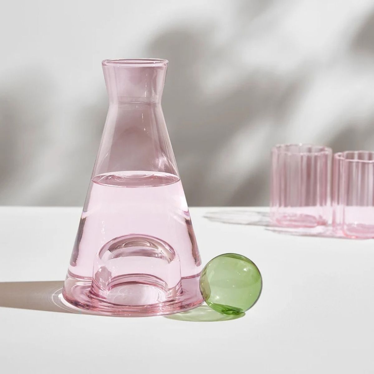 Fazeek Vice Versa Carafe Pink Green 1.4L
