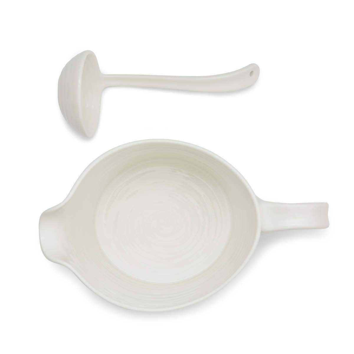 Portmeirion Sophie Conran Sauce Jug & Mini Ladle | Minimax
