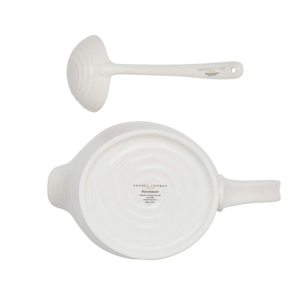 Portmeirion Sophie Conran Sauce Jug & Mini Ladle | Minimax