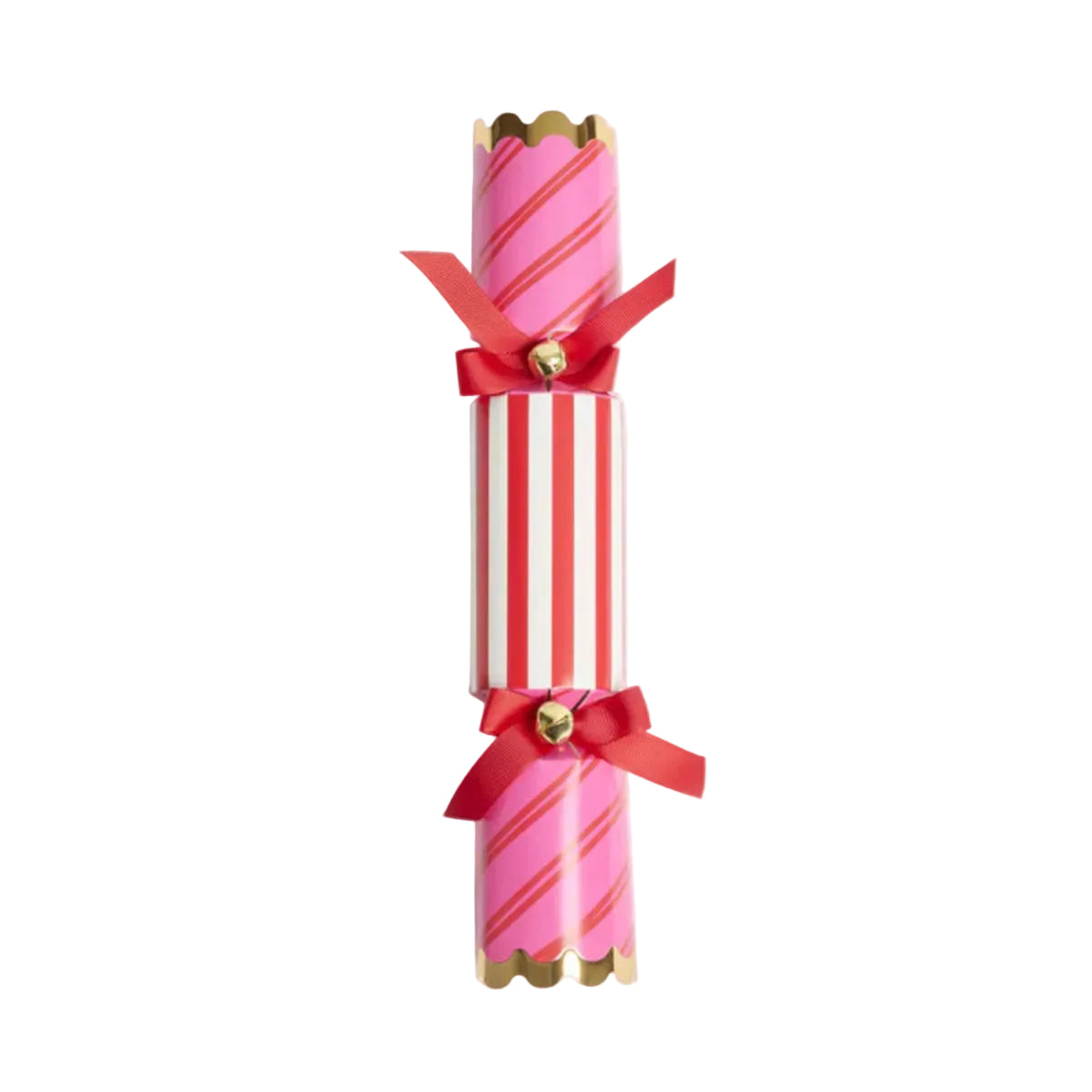 Vixen & Velvet Carnival Stripe Cracker Red/Pink Set of 6 | Minimax