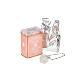 New English Teas Vintage Floral English Breakfast Loose Tea & Infuser Set Pink 125g