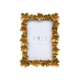 Swing Gifts Britta Resin Flower Photo Frame Gold 15x10cm