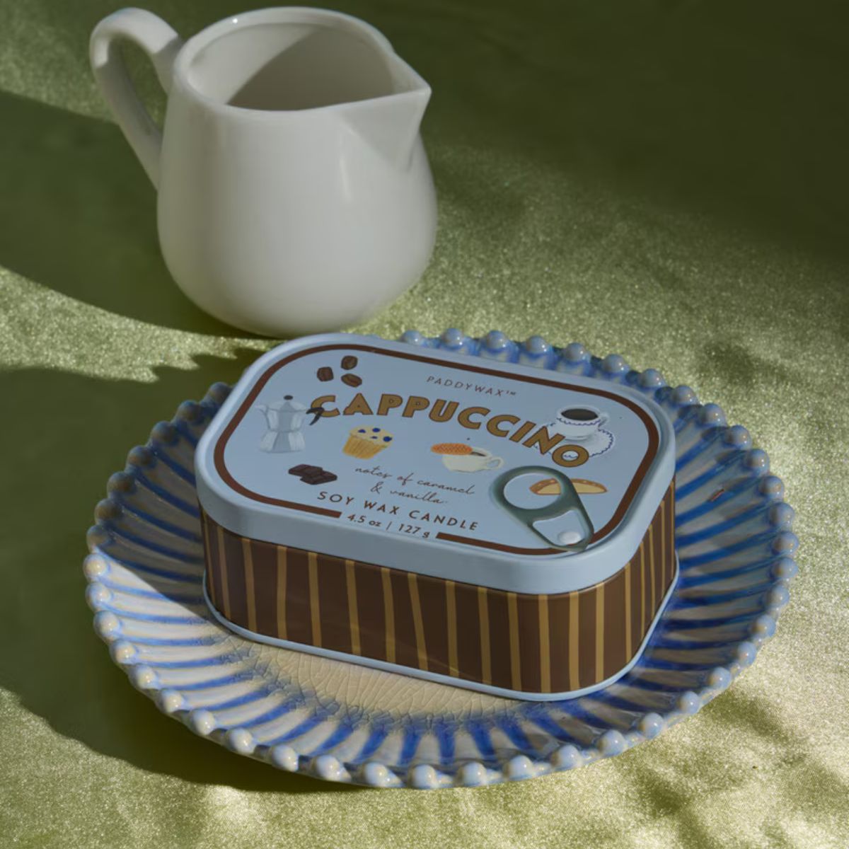 Paddywax Bistro Cappuccino Tin Candle 127g