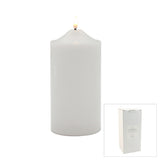 Swing Gifts Ellipse LED Church Flameless Candle White 10 x 22.5cm | Minimax