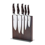 Furi Triple Rivet Magnetic Slimline Knife Block Set 6 Piece