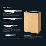 Global Nagoya Knife Block 5 Piece