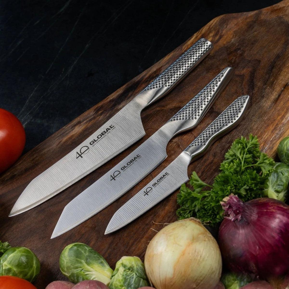 Global 40th Anniversary 3-Piece Knife Set