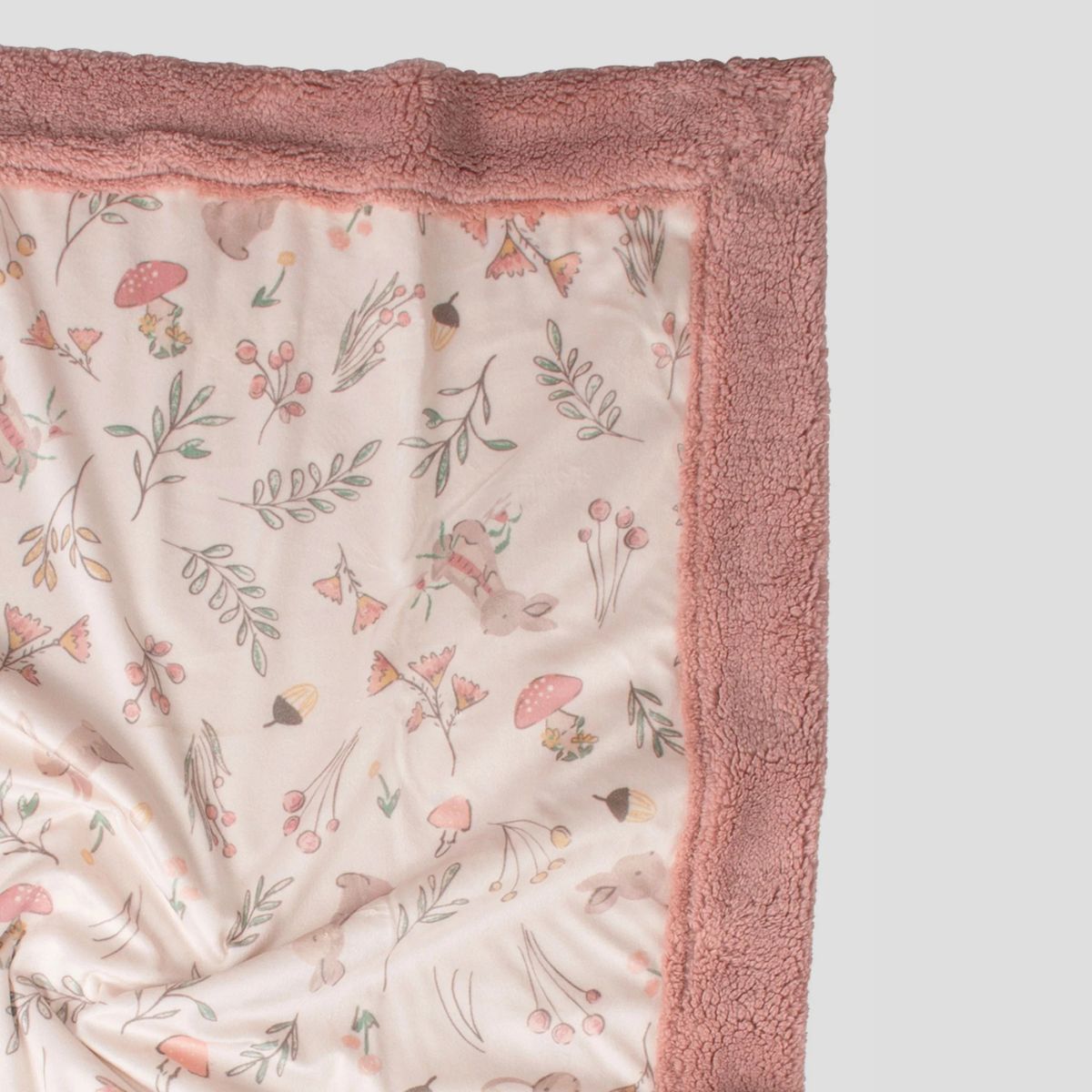 Little Linen Harvest Bunny Baby Snuggle Blanket