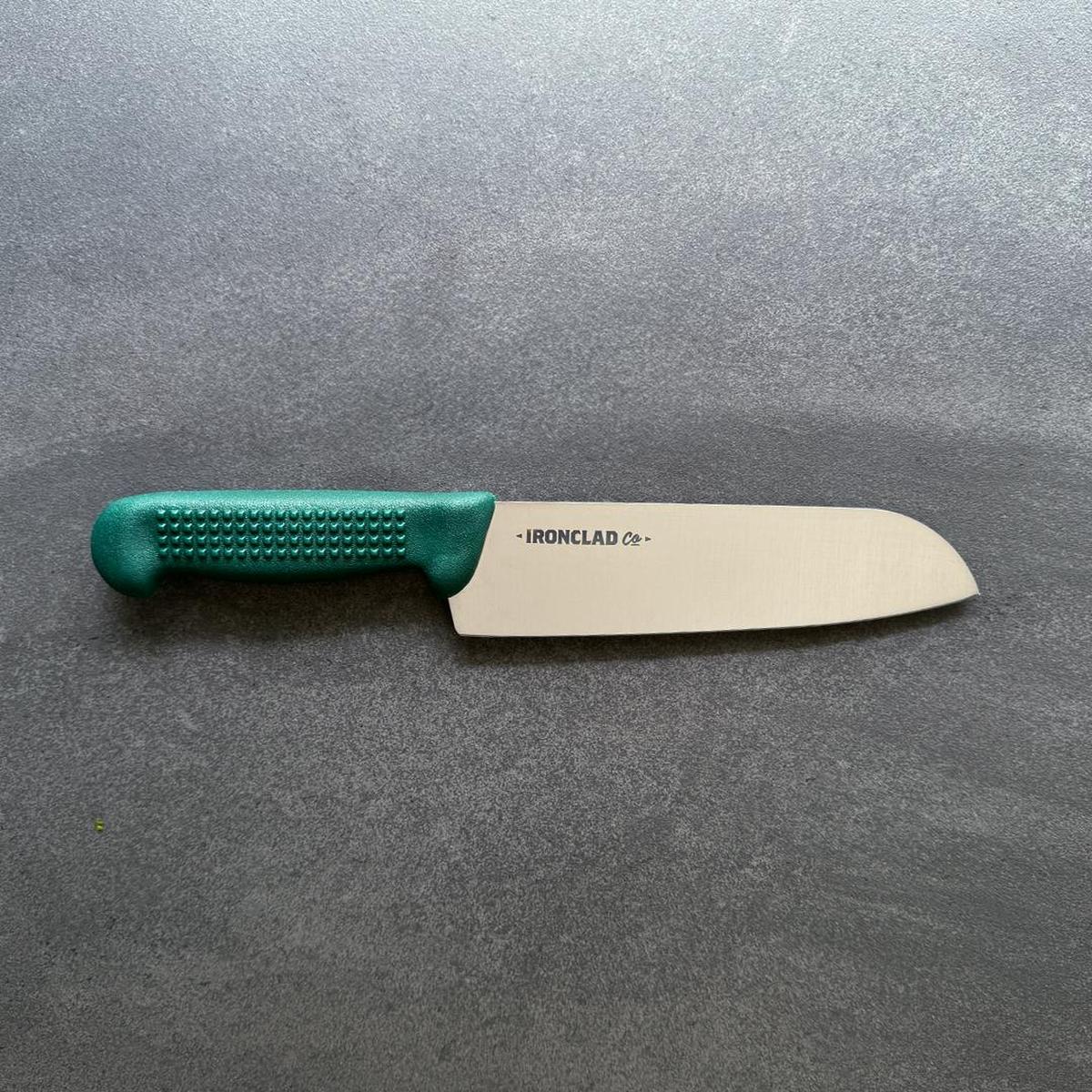 The Santoku Ghost Knife. Salvaged Ghost Net 18cm Santoku Knife