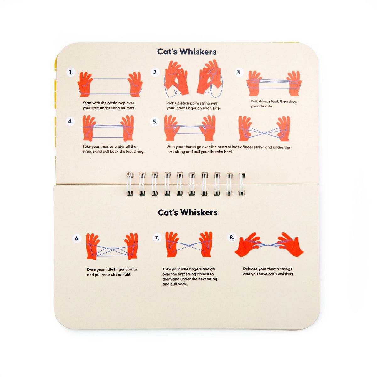 Kikkerland Kidoki Cat's Cradle Assorted (Price Per Item) | Minimax - with two kids - instruction
