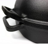 Brunswick Bakers Cast Iron Bread Baking Pan 39x26cm | Minimax - handle focus