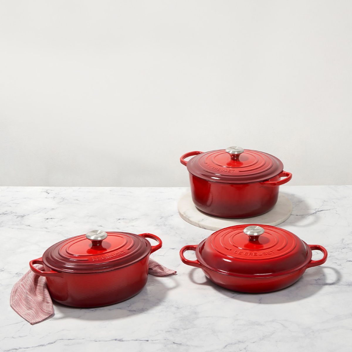 Le Creuset Signature Risotto Pot Cerise 30cm (6.2L) | Minimax