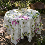 Tessitura Toscana Telerie Biscondola Cotton Round Tablecloth 170cm