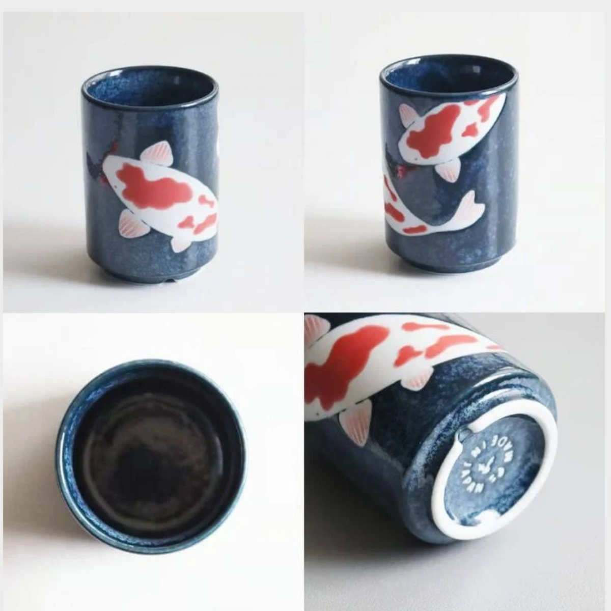 Concept Japan Aizome Koi Carp Tea Cup 7x10cm (280ml) | Minimax