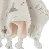 The Little Linen Co Baby Lovie/Comforter Farmyard Cow | Minimax