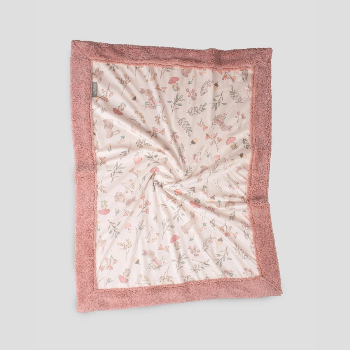 Little Linen Harvest Bunny Baby Snuggle Blanket